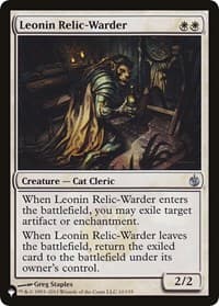 Leonin Relic-Warder (MBS) - The List Reprints - Magic: The Gathering card