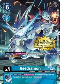 Veedramon (Championship 2023 Tamers Pack) - Dimensional Phase - Digimon Card Game card