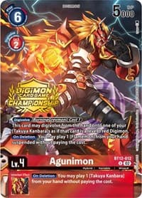 Agunimon (Championship 2023 Tamers Pack) - Across Time - Digimon Card Game card