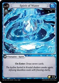 Spirit of Water - Alchemical Revolution Starter Decks - Grand Archive TCG card