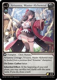 Arisanna, Master Alchemist - Alchemical Revolution Starter Decks - Grand Archive TCG card