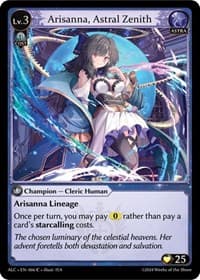 Arisanna, Astral Zenith - Alchemical Revolution Starter Decks - Grand Archive TCG card