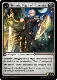 Tonoris, Might of Humanity - Alchemical Revolution Starter Decks - Grand Archive TCG card