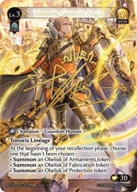 Tonoris, Genesis Aegis (CSR) - Alchemical Revolution Starter Decks - Grand Archive TCG card