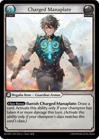 Charged Manaplate - Alchemical Revolution Starter Decks - Grand Archive TCG card