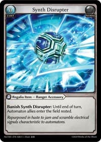 Synth Disrupter - Alchemical Revolution Starter Decks - Grand Archive TCG card