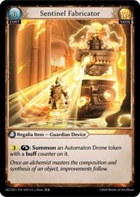 Sentinel Fabricator - Alchemical Revolution Starter Decks - Grand Archive TCG card