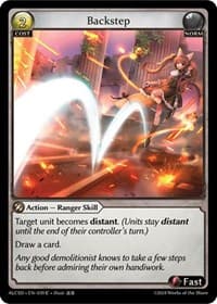Backstep - Alchemical Revolution Starter Decks - Grand Archive TCG card