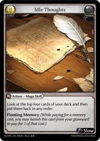 Idle Thoughts - Alchemical Revolution Starter Decks - Grand Archive TCG card