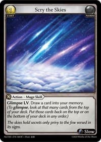 Scry the Skies - Alchemical Revolution Starter Decks - Grand Archive TCG card