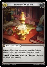 Serum of Wisdom - Alchemical Revolution Starter Decks - Grand Archive TCG card