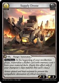Supply Drone - Alchemical Revolution Starter Decks - Grand Archive TCG card