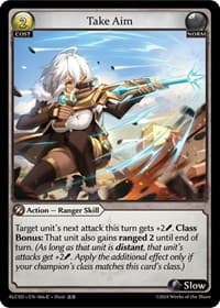 Take Aim - Alchemical Revolution Starter Decks - Grand Archive TCG card