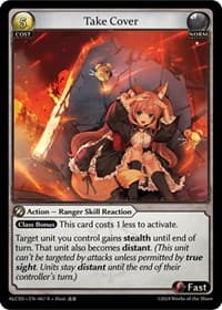 Take Cover - Alchemical Revolution Starter Decks - Grand Archive TCG card