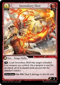 Incendiary Shot - Alchemical Revolution Starter Decks - Grand Archive TCG card