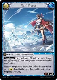 Flash Freeze - Alchemical Revolution Starter Decks - Grand Archive TCG card
