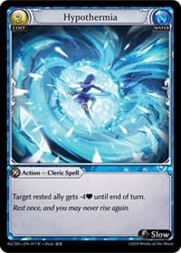 Hypothermia - Alchemical Revolution Starter Decks - Grand Archive TCG card
