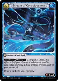 Stream of Consciousness - Alchemical Revolution Starter Decks - Grand Archive TCG card