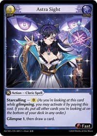 Astra Sight - Alchemical Revolution Starter Decks - Grand Archive TCG card