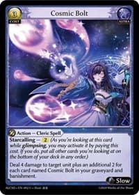 Cosmic Bolt - Alchemical Revolution Starter Decks - Grand Archive TCG card