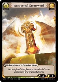 Aurousteel Greatsword - Alchemical Revolution Starter Decks - Grand Archive TCG card