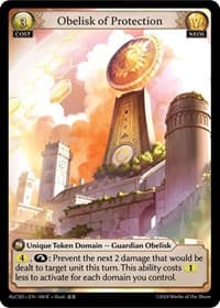 Obelisk of Protection - Alchemical Revolution Starter Decks - Grand Archive TCG card