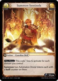 Summon Sentinels - Alchemical Revolution Starter Decks - Grand Archive TCG card