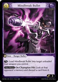 Mindbreak Bullet - Alchemical Revolution Starter Decks - Grand Archive TCG card