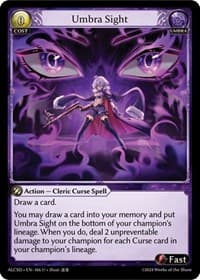 Umbra Sight - Alchemical Revolution Starter Decks - Grand Archive TCG card