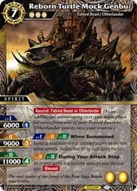 Reborn Turtle Mock Genbu - Savior of Chaos - Battle Spirits Saga card