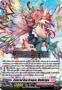 Colored Bop Dragon, Walbrigia - D-LBT04: Lyrical Monasterio ~Trick or Trick!~ - Cardfight Vanguard card