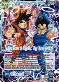 Son Goku // Son Goku & Vegeta, Tag Team in Hell (2023 Championship Finals) - Tournament Promotion Cards - Dragon Ball Super: Masters card