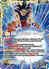 SSB Son Goku // Son Goku, Autonomous Awakening (2023 Championship Finals) - Tournament Promotion Cards - Dragon Ball Super: Masters card