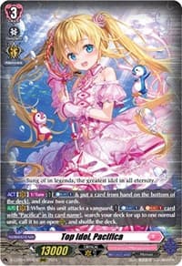 Top Idol, Pacifica - D-LBT04: Lyrical Monasterio ~Trick or Trick!~ - Cardfight Vanguard card