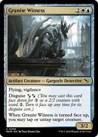 Granite Witness - Murders at Karlov Manor - Magic: The Gathering card