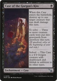 Case of the Gorgon's Kiss (a) - Murders at Karlov Manor - Magic: The Gathering card