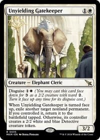 Unyielding Gatekeeper - Murders at Karlov Manor - Magic: The Gathering card