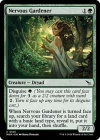 Nervous Gardener - Murders at Karlov Manor - Magic: The Gathering card