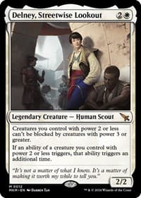 Delney, Streetwise Lookout - Murders at Karlov Manor - Magic: The Gathering card