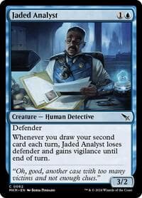 Jaded Analyst - Murders at Karlov Manor - Magic: The Gathering card
