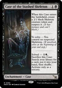 Case of the Stashed Skeleton - Murders at Karlov Manor - Magic: The Gathering card