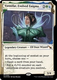 Vannifar, Evolved Enigma (Showcase) (Invisible Ink) - Murders at Karlov Manor - Magic: The Gathering card