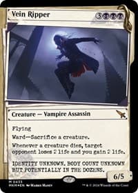 Vein Ripper (Showcase) (Invisible Ink) - Murders at Karlov Manor - Magic: The Gathering card