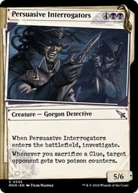 Persuasive Interrogators (Showcase) - Murders at Karlov Manor - Magic: The Gathering card