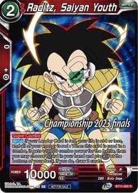 Raditz, Saiyan Youth (2023 Championship Finals Celebration Pack) - Tournament Promotion Cards - Dragon Ball Super: Masters card