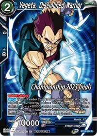 Vegeta, Disciplined Warrior (2023 Championship Finals Celebration Pack) - Tournament Promotion Cards - Dragon Ball Super: Masters card