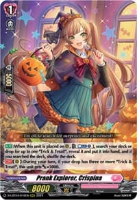 Prank Explorer, Crispina - D-LBT04: Lyrical Monasterio ~Trick or Trick!~ - Cardfight Vanguard card