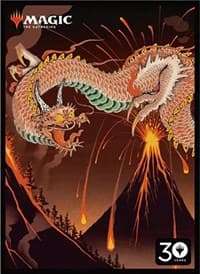 30th Anniversary: Shivan Dragon Limited Card Sleeves for Magic (80-Pack) - Wizards of the Coast Card Sleeves - Card Sleeves card