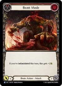 Beast Mode (Red) - Heavy Hitters - Flesh and Blood TCG card