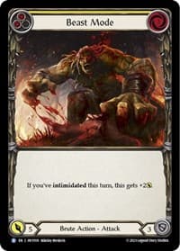 Beast Mode (Yellow) - Heavy Hitters - Flesh and Blood TCG card